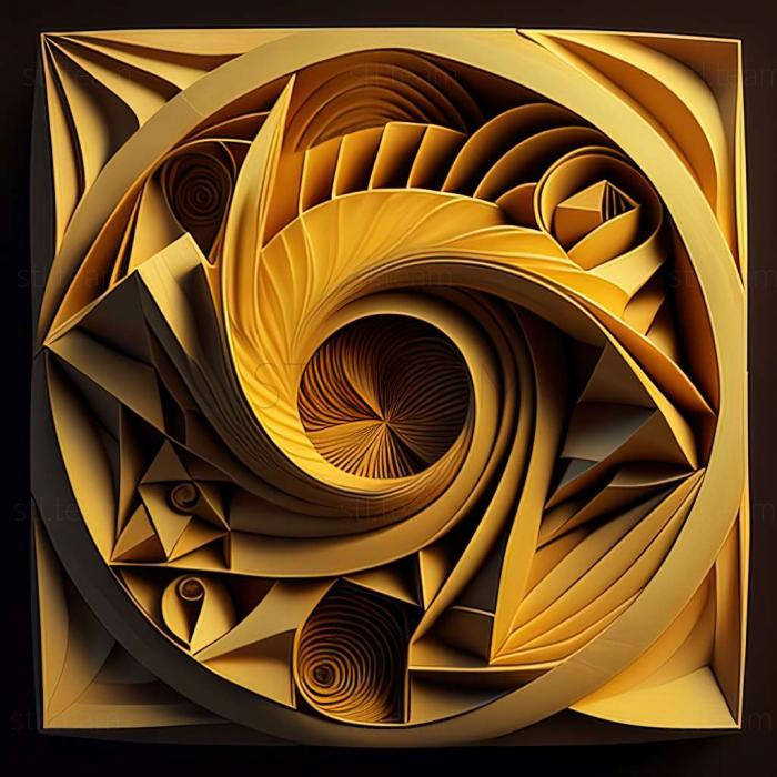 3D model golden ratio (STL)
